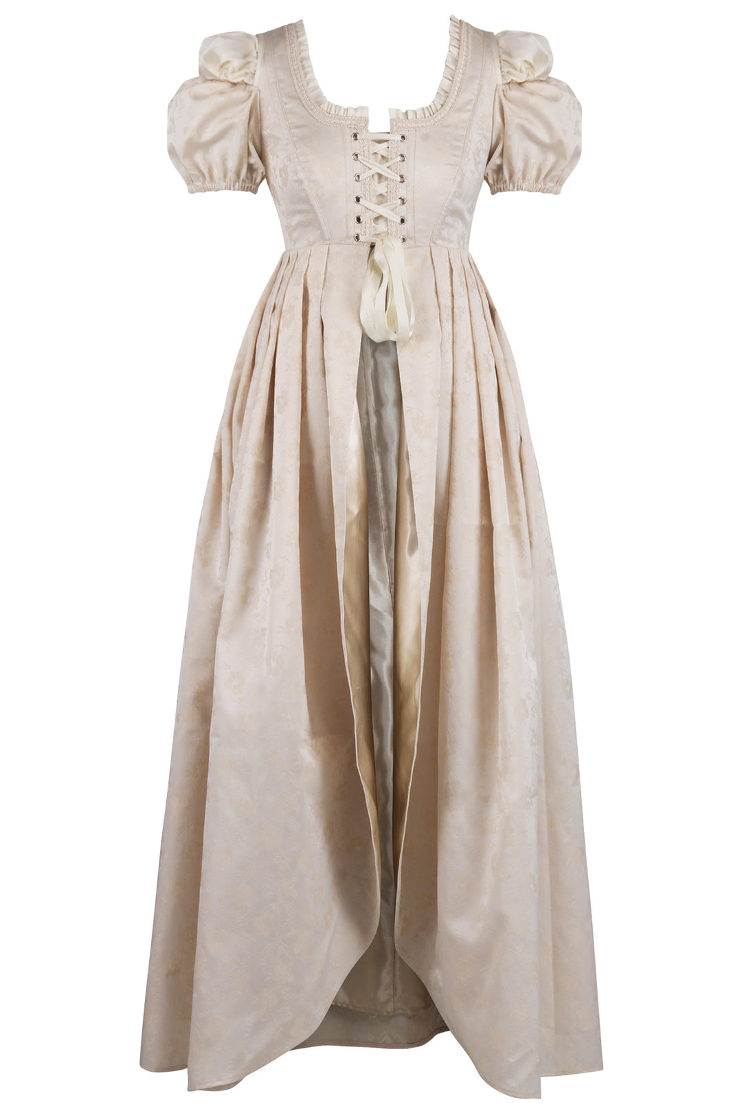 Cream Regency Daphne Bridgerton Dress