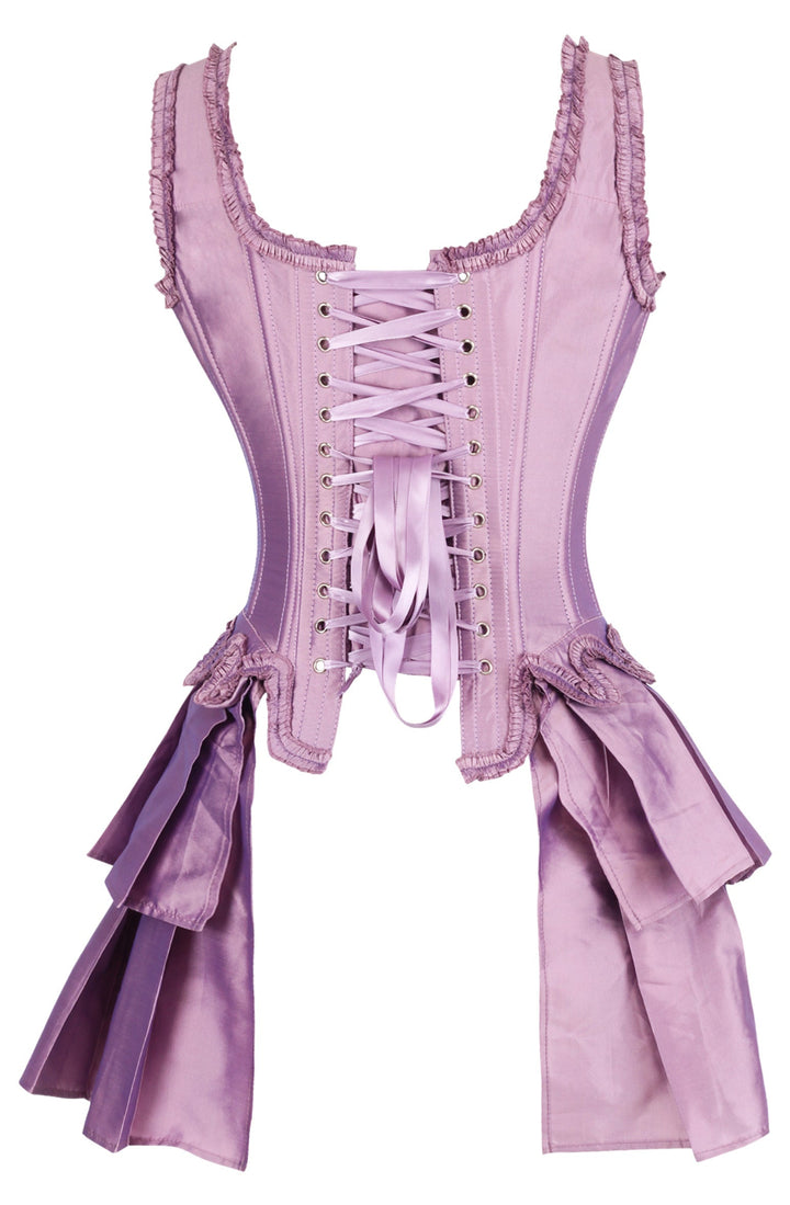 French Stays Corset in Light Amethyst Purple 3