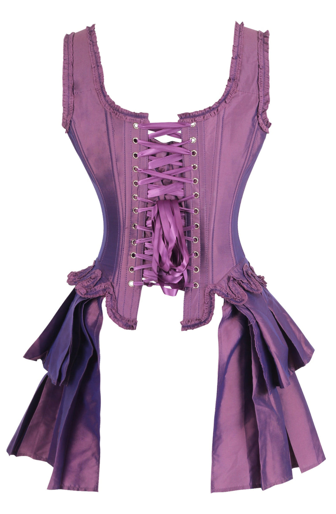 French Stays Corset in Amethyst Purple 3