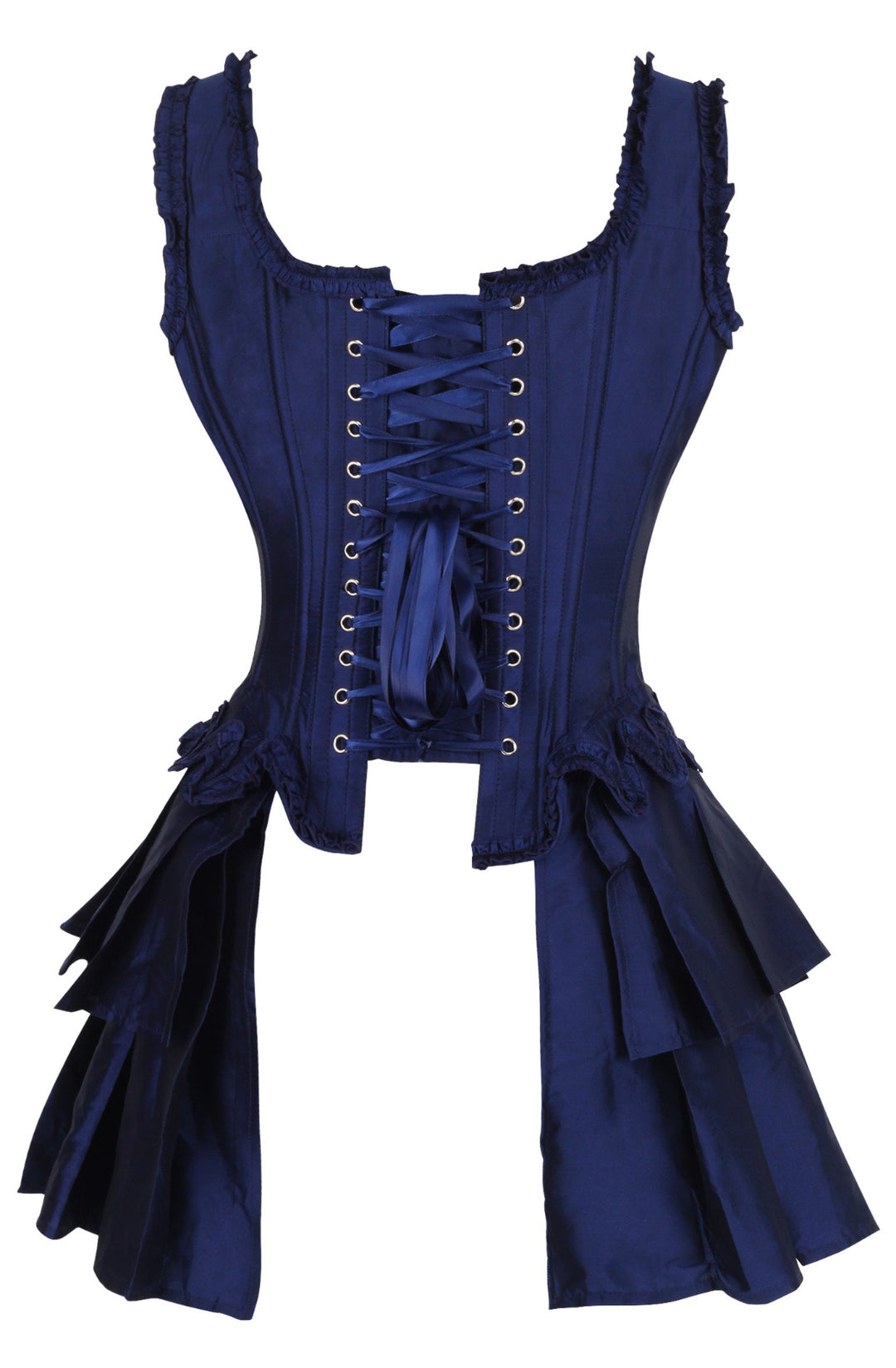 French Stays Corset in Sapphire Blue 3