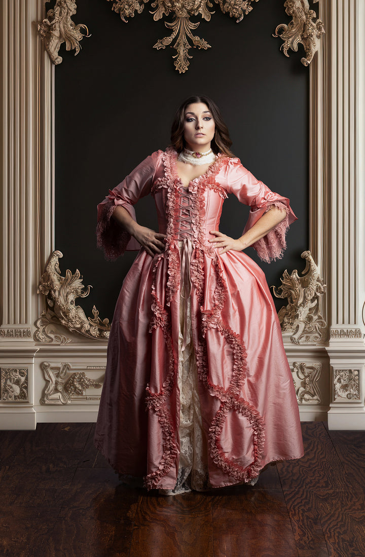 Ball Gown Bridgerton Dress - Arborose Pink 3