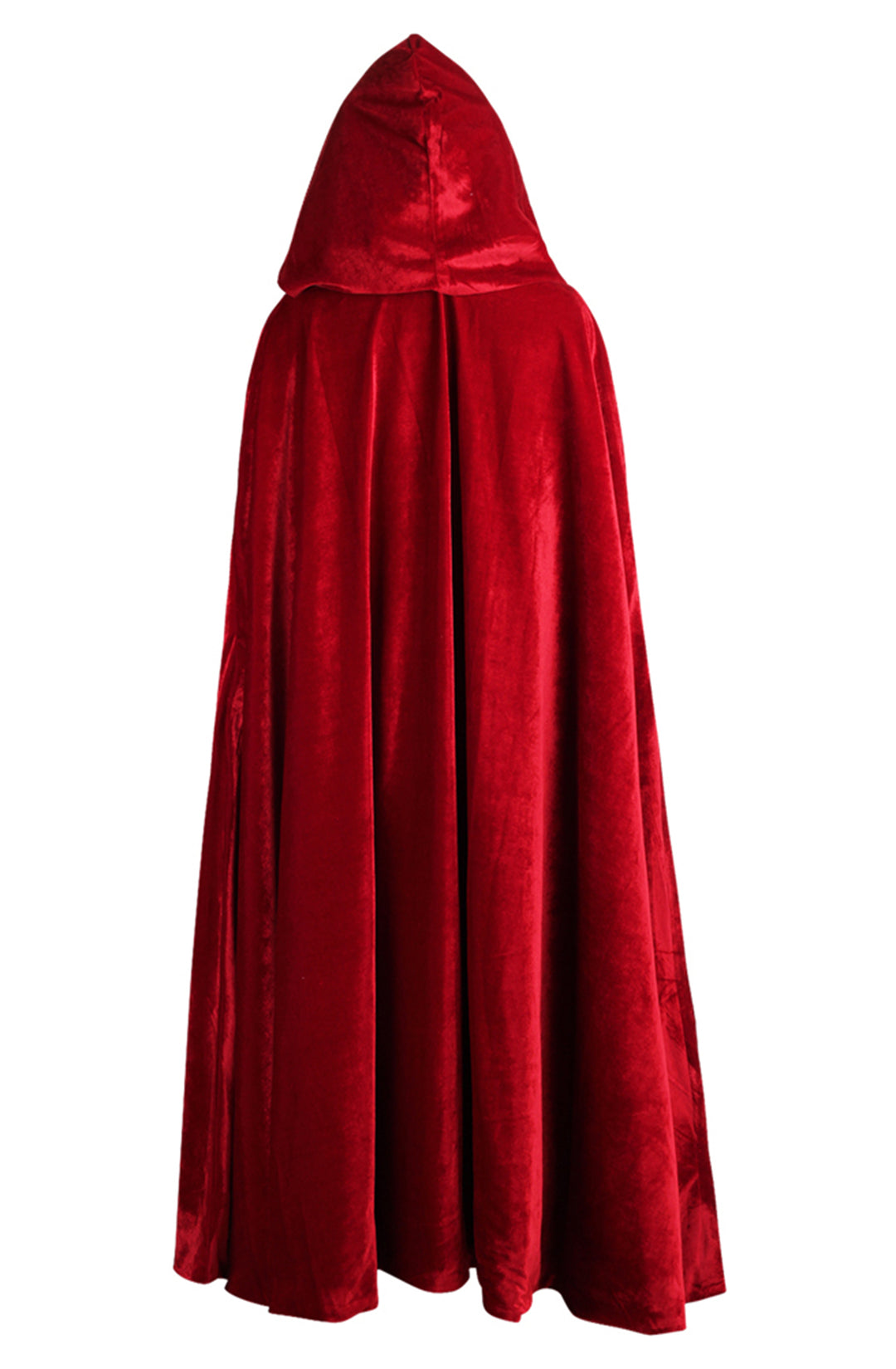 Scarlet Red Velvet Cloak Cape 3