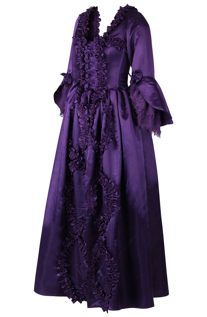 Tyrian Purple Immortelle Corset Gown 7